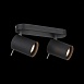 Спот ST-Luce Черный, Хром/Черный GU10 LED 2*3W SL597.401.02 - фото