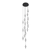 Светильник подвесной ST-Luce Черный/Прозрачный LED 18*5W 4000K SL6231.403.18