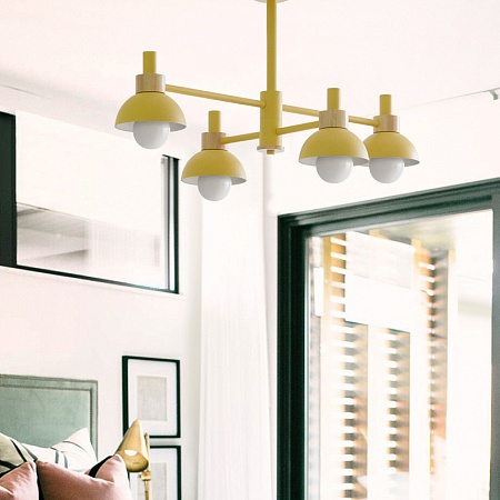 Люстра На Штанге Fanta A 8 Lights Yellow Imperiumloft 101568-26 - фото