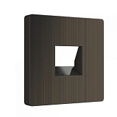 Накладка для RJ45 и RJ11 бронзовый WL12-RJ-CP