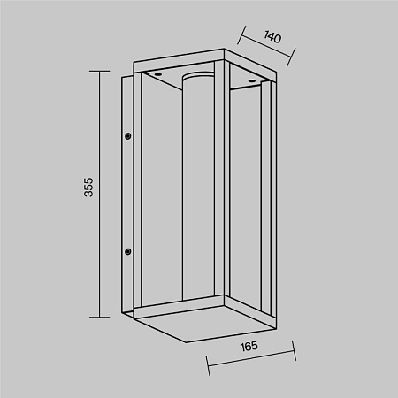 Настенный светильник (бра) Outdoor O480WL-L12B3K - фото