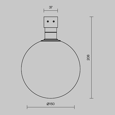 Уличный трековый светильник Outdoor O-TR01-2-S-9WW3K - фото