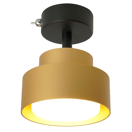 Светильник настенный HL3670 AURA 12W, 230V, GX53, золото - фото