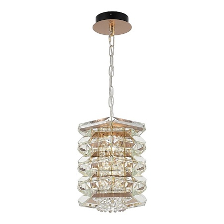 Светильник подвесной ST-Luce медь/прозрачный E14 1*40W SL6137.203.01 - фото