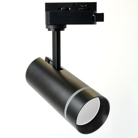 Светодиодный светильник Feron AL106 трековый однофазный на шинопровод 12W 4000K 80 градусов черный - фото