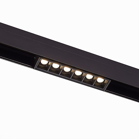 Магнитный трековый светильник Черный LED 1*6W 3000K 532Lm Ra>90 36° IP20 L115xW22xH44 4 ST361.436.06 - фото