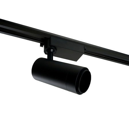 Светодиодный светильник Feron AL137 трековый однофазный на шинопровод 20W 4000K черный, изменяемый угол освещения 15-60град - фото