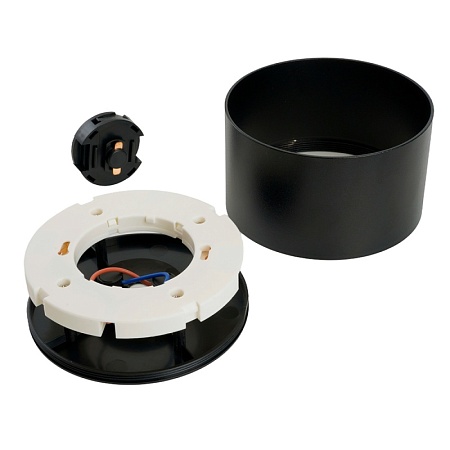 Светильник Feron AL136 трековый однофазный на шинопровод под лампу GX70, черный - фото