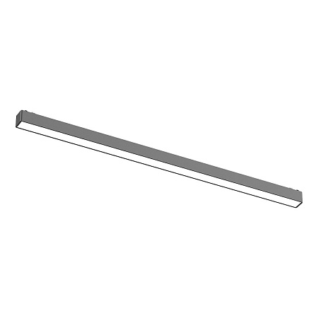 Магнитный трековый светильник Черный LED 1*20W 3000K 940Lm Ra>90 IP20 L615xW26xH24 48V ST674.436.20 - фото