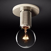 Потолочный Светильник Rh Utilitaire Socket Flushmount Silver Imperiumloft 123678-22
