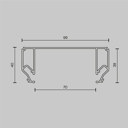 Комплектующие для светильника Technical ALM-9940-SC-B-2M - фото