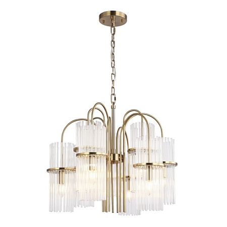 Светильник подвесной ST-Luce латунь/прозрачный E14 9*40W SL6145.303.09 - фото