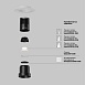 Встраиваемый светильник Technical DL120-10W-4K-TRS-B - фото