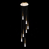 Люстра подвесная ST-Luce Золотистый/Прозрачный LED 7*3W 3000K SL6111.203.07
