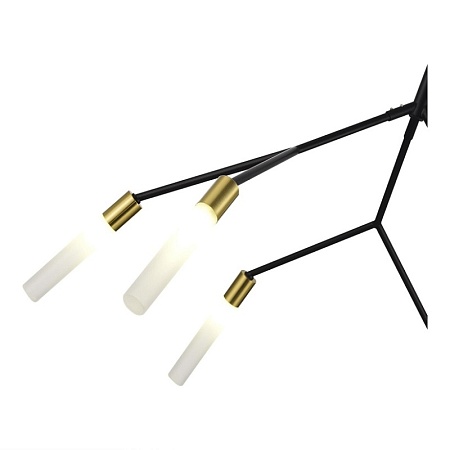 Светильник подвесной Черный, латунь/Белый G9 6*5W SLE1129-403-06 - фото