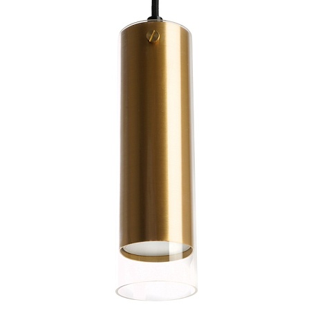 Светильник потолочный Feron ML1898 Barrel LUMINA levitation на подвесе MR16 35W 230V, золото, черный, 55*200 - фото
