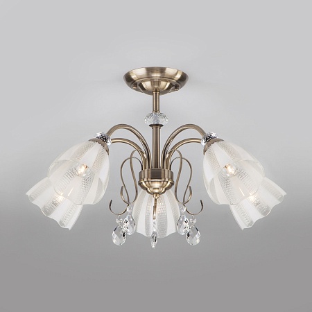 Потолочный светильник Eurosvet 30155/5 античная бронза - фото