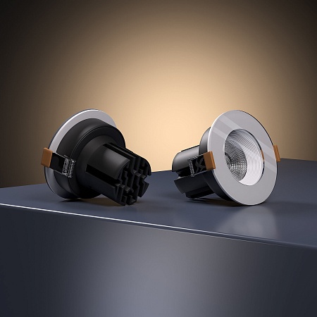 Светильник встраиваемый светодиодный Artis 7W 3000 белый 25096/LED Elektrostandard - фото
