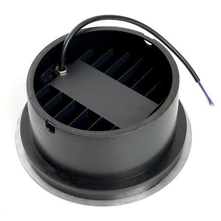 Светодиодный светильник тротуарный (грунтовый) Feron SP2804, 20W, AC/DC12V, низковольтный, 3000K, металлик, IP67 - фото