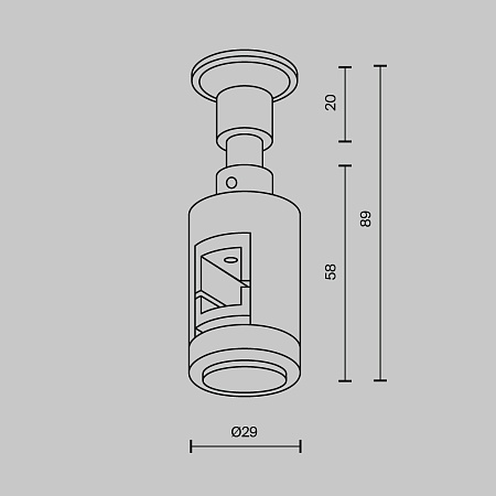 Комплектующие для трековой системы Technical TRA155CW-S1-PT - фото