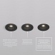 DK3071-WH+BK Встраиваемый светильник, IP 20, 10 Вт, GU5.3, LED, белый/черный, пластик - фото
