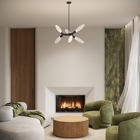 Потолочный светильник Eurosvet 30180/6 черный - фото