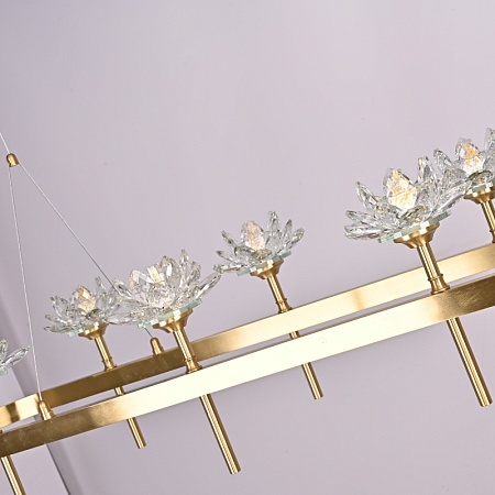 Подвесная Люстра Lotos Long 10 Imperiumloft 177885-26 - фото