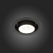 Св-к встр. Черный LED 1*12W 4000K 900Lm Ra80 24° IP20 D90xH92 180-240V ST702.448.12 - фото