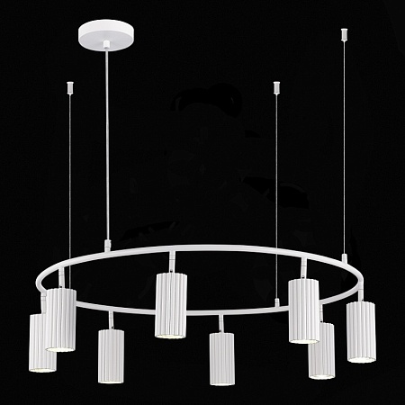 Светильник подвесной ST-Luce Белый/Белый GU10 8*5W 4000K SL1213.503.08 - фото