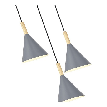 Светильник подвесной Черный/Серый E27 3*40W SLE1255-433-03 - фото