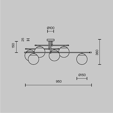 Потолочный светильник Maytoni Nostalgia MOD048CL-06G - фото