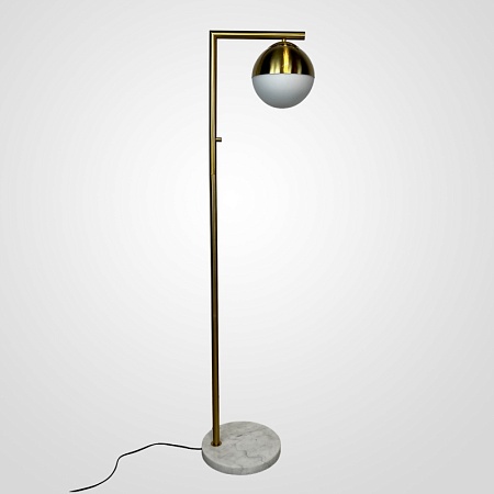 Торшер Geneva Single Glass Globe Floor Lamp Imperiumloft 85499-22 - фото