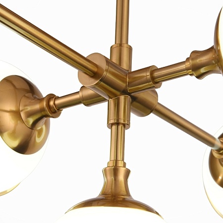 Светильник подвесной ST-Luce Бронза/Белый E14 5*40W SL1157.303.05 - фото