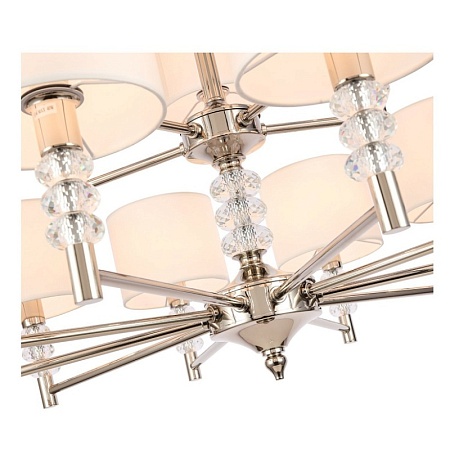 Люстра подвесная ST-Luce Никель/Белый E14 15*40W SL1751.103.15 - фото