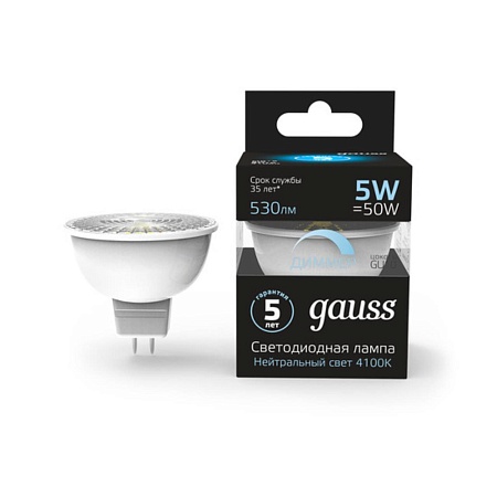 Светодиодная лампа GAUSS 101506205-D_GAUSS - фото