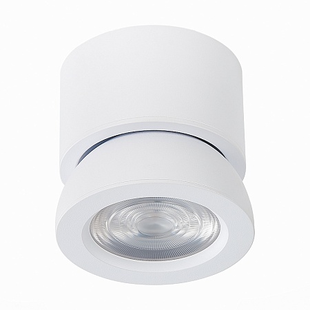 Светильник потолочный Белый LED 1*10W 3000K 850Lm Ra>90 38° IP20 D95xH96 180-240V ST654.532.10 - фото