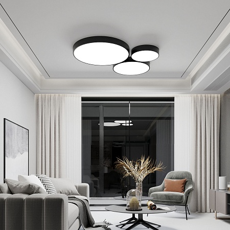 Потолочный светильник Eurosvet 90318/1 черный - фото