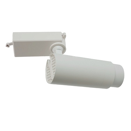 Светодиодный светильник Feron AL137 трековый однофазный на шинопровод 20W 4000K белый, изменяемый угол освещения 15-60град - фото