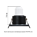 Точечный встраиваемый светильник ARTE LAMP A2858PL-1BK - фото