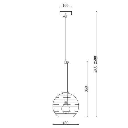 Подвесной Светильник Marisol Imperiumloft 151810-26 - фото
