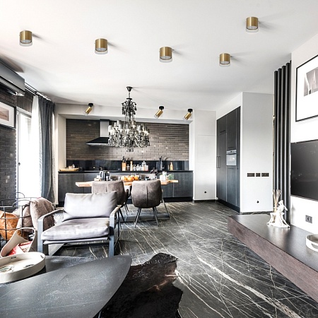 Светильник Feron ML 1891 LUMINA настенно-потолочный GU10, золото, черный - фото