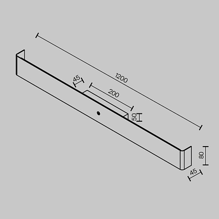 Настенный светильник (бра) Maytoni MOD492WL-L20BK - фото