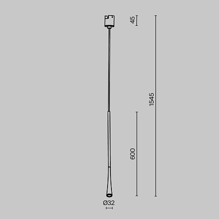 Трековый светильник Technical Waist TR168-1-7W3K-M-B - фото