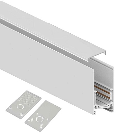 Соединитель угловой для низковольтного накладного шинопровода, белый, LD2001 - фото