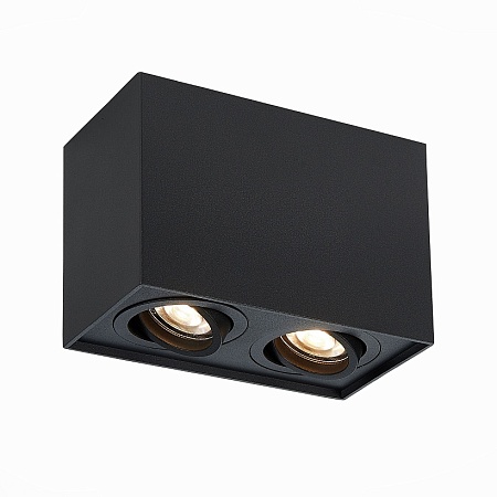 Светильник потолочный Черный GU10 2*50W L181xW100xH123 220V Без ламп ST109.407.02 - фото