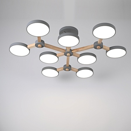 Подвесная Люстра Turna Серый Imperiumloft 178305-26 - фото