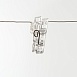 Гирлянда линейная Feron CL573 Прищепки, статичная, 1.8м USB 2700K , прозрачный шнур - фото