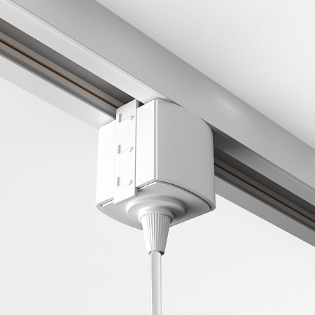 Коннектор для трека Unity белый - фото