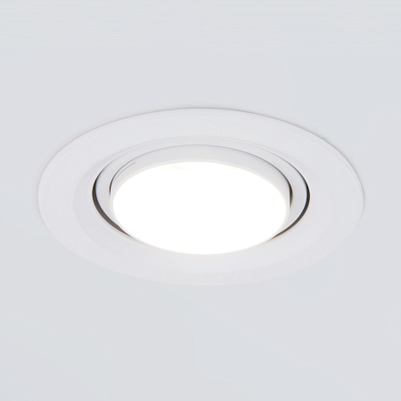 Встраиваемый точечный светодиодный светильник 9920 LED 15W 4200K белый Elektrostandard - фото