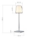 Прикроватная лампа ST-Luce Хром/Белый LED 1*5W 3000K+RGB SL1009.104.01 - фото